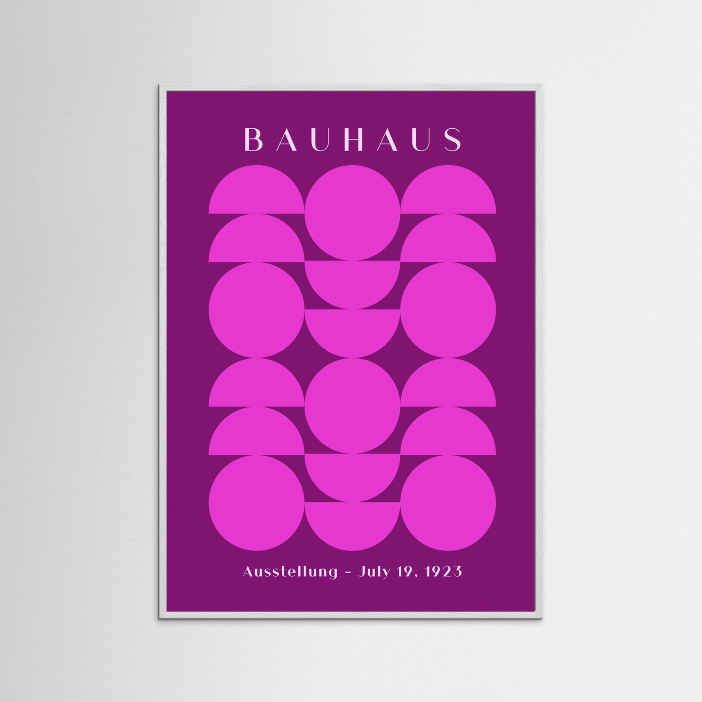 Bauhaus Purple Composition
