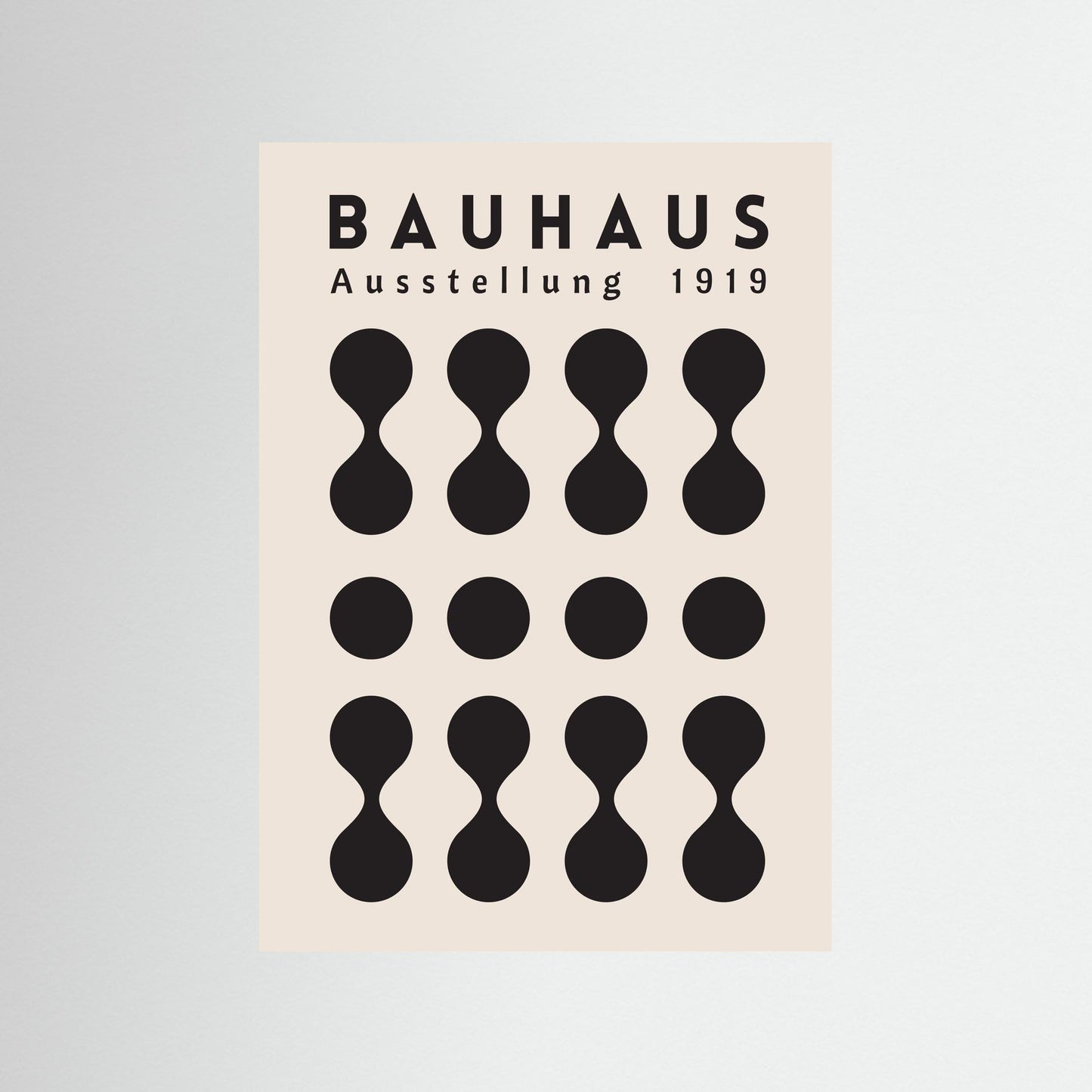 Bauhaus Abstract Black Forms
