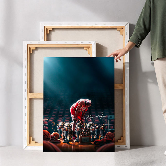 Championship Silence Red Jersey Canvas