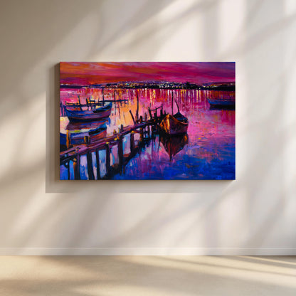 Harbor Serenity at Dusk