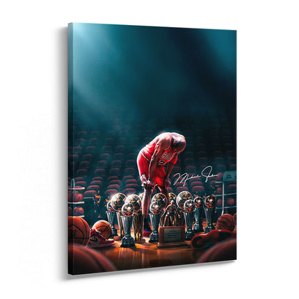 Championship Silence Red Jersey Canvas