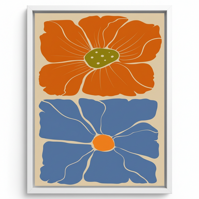 Duo Bloom – Canvas Wall Art