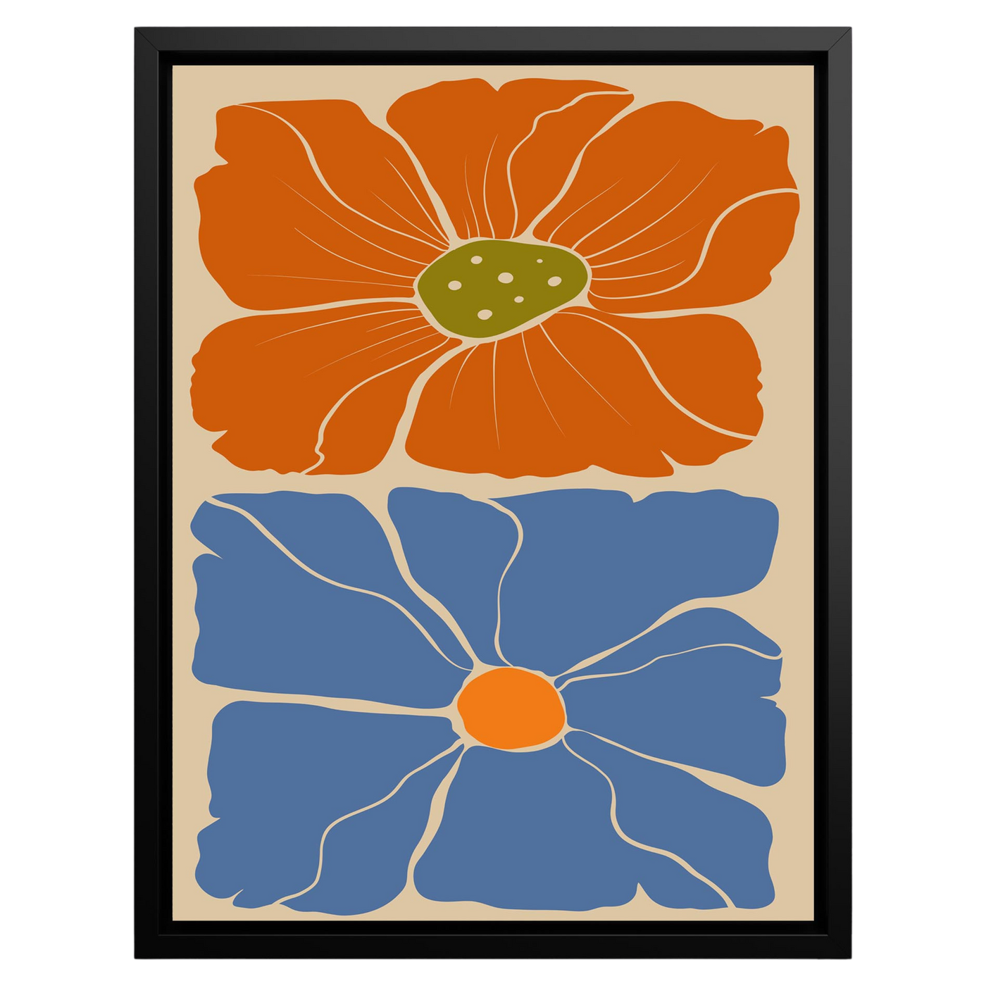 Duo Bloom – Canvas Wall Art