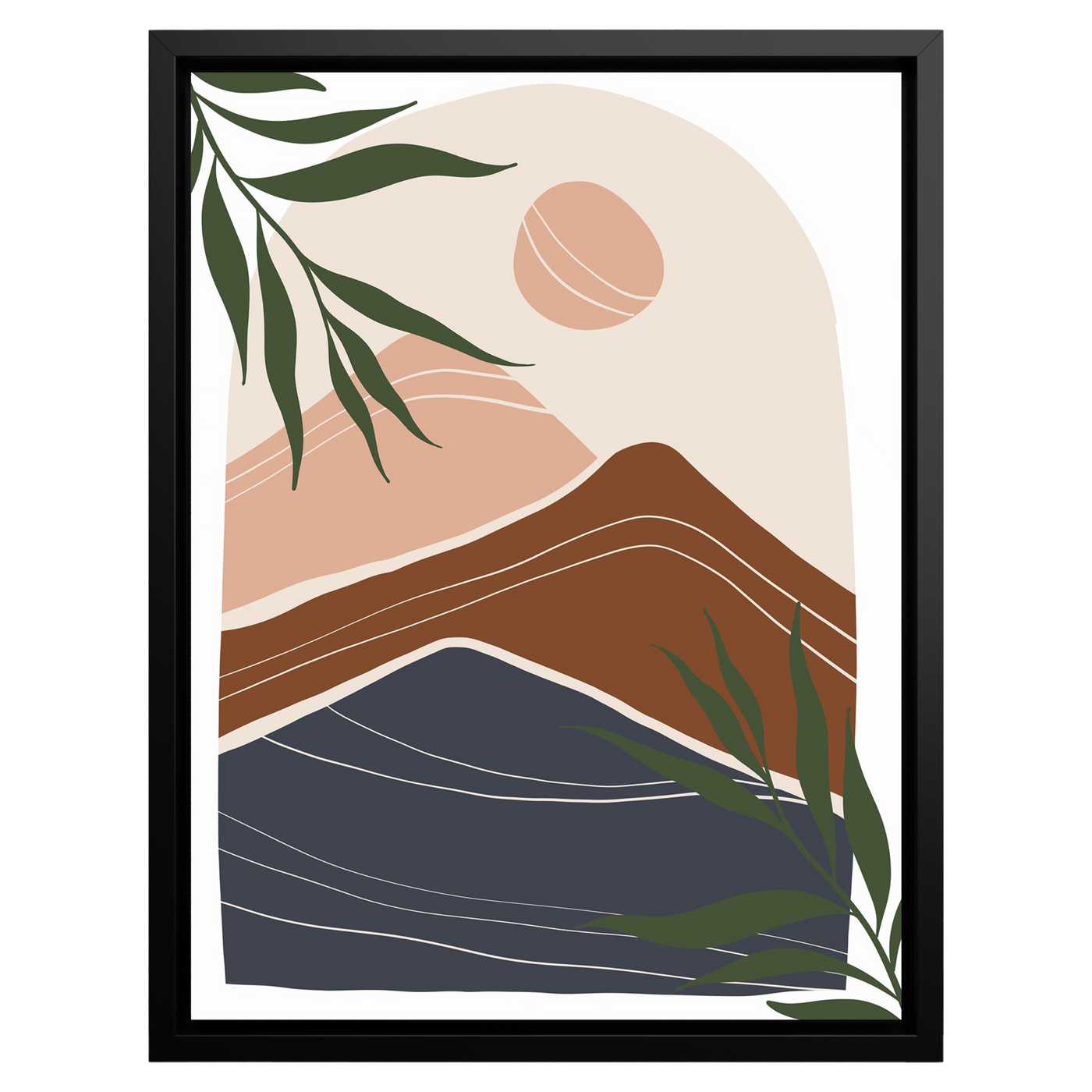 Nature's Palette – Framed Canvas Wall Art