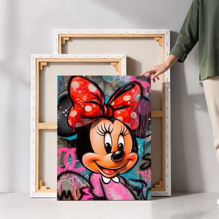 Glam Minnie Pop Art Canvas