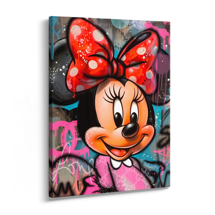 Glam Minnie Pop Art Canvas