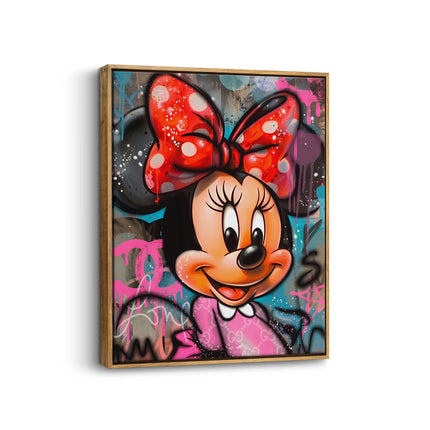 Glam Minnie Pop Art Canvas