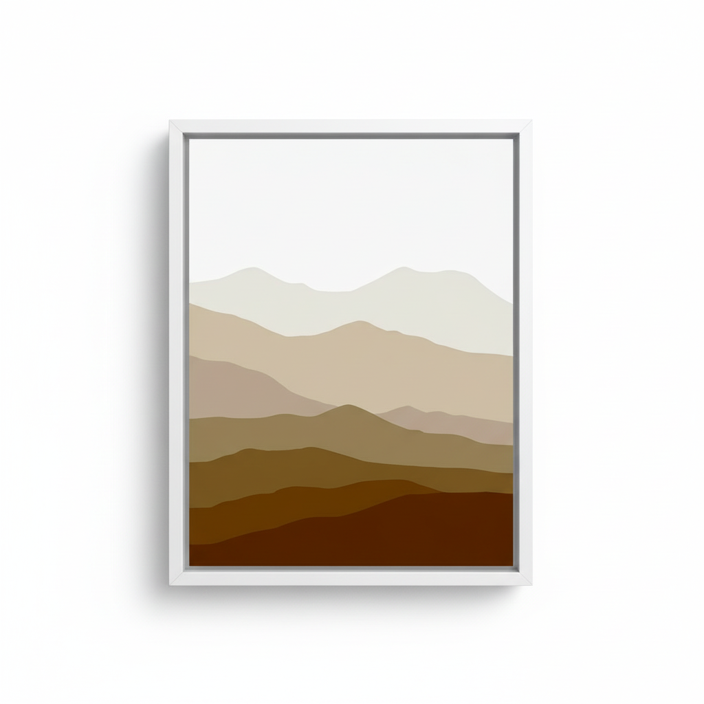 Mountain Serenade – Framed Canvas Wall Art