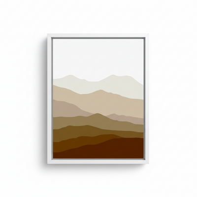 Mountain Serenade – Framed Canvas Wall Art