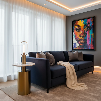 Vibrant Embrace – Framed Canvas Wall Art