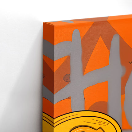 Money Duck Burger Pop Art Canvas