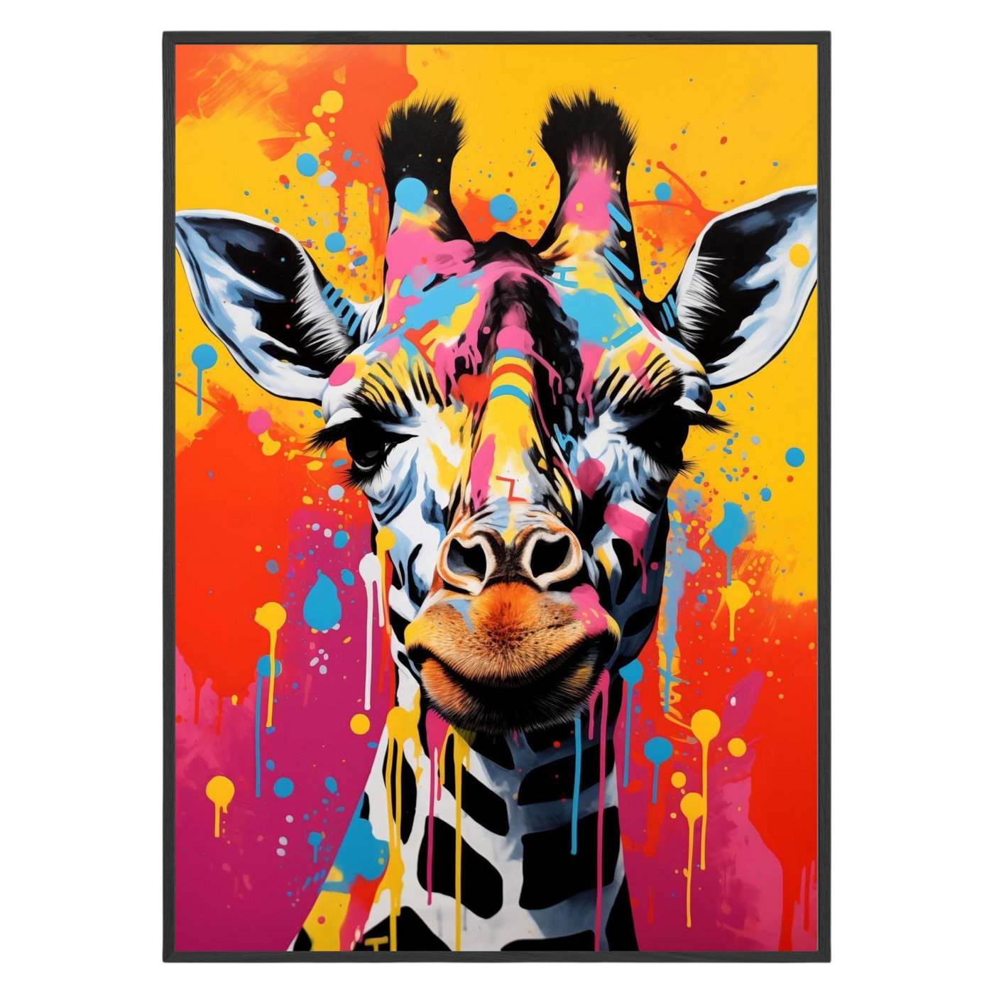Color Burst Giraffe