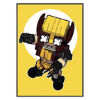 Action Packed Hero Poster Wall Art