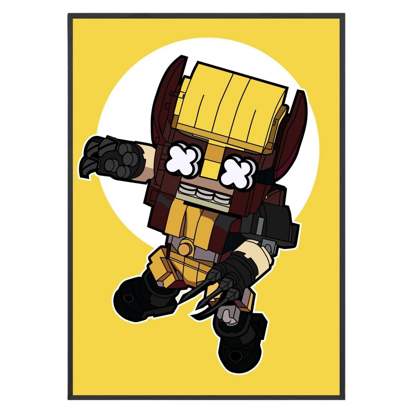 Action Packed Hero Poster Wall Art