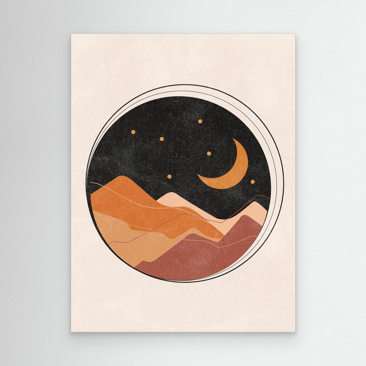 Sunset Serenity – Framed Canvas Wall Art