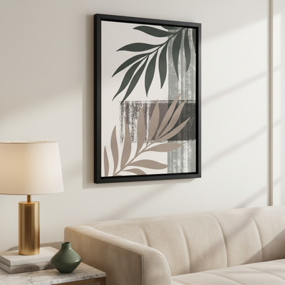 Botanical Bliss – Framed Canvas Wall Art