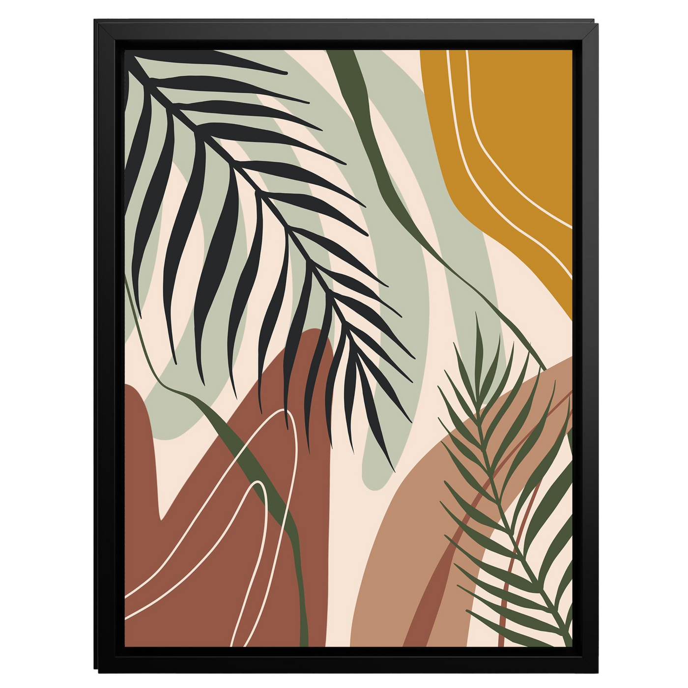 Botanical Bliss – Framed Canvas Wall Art