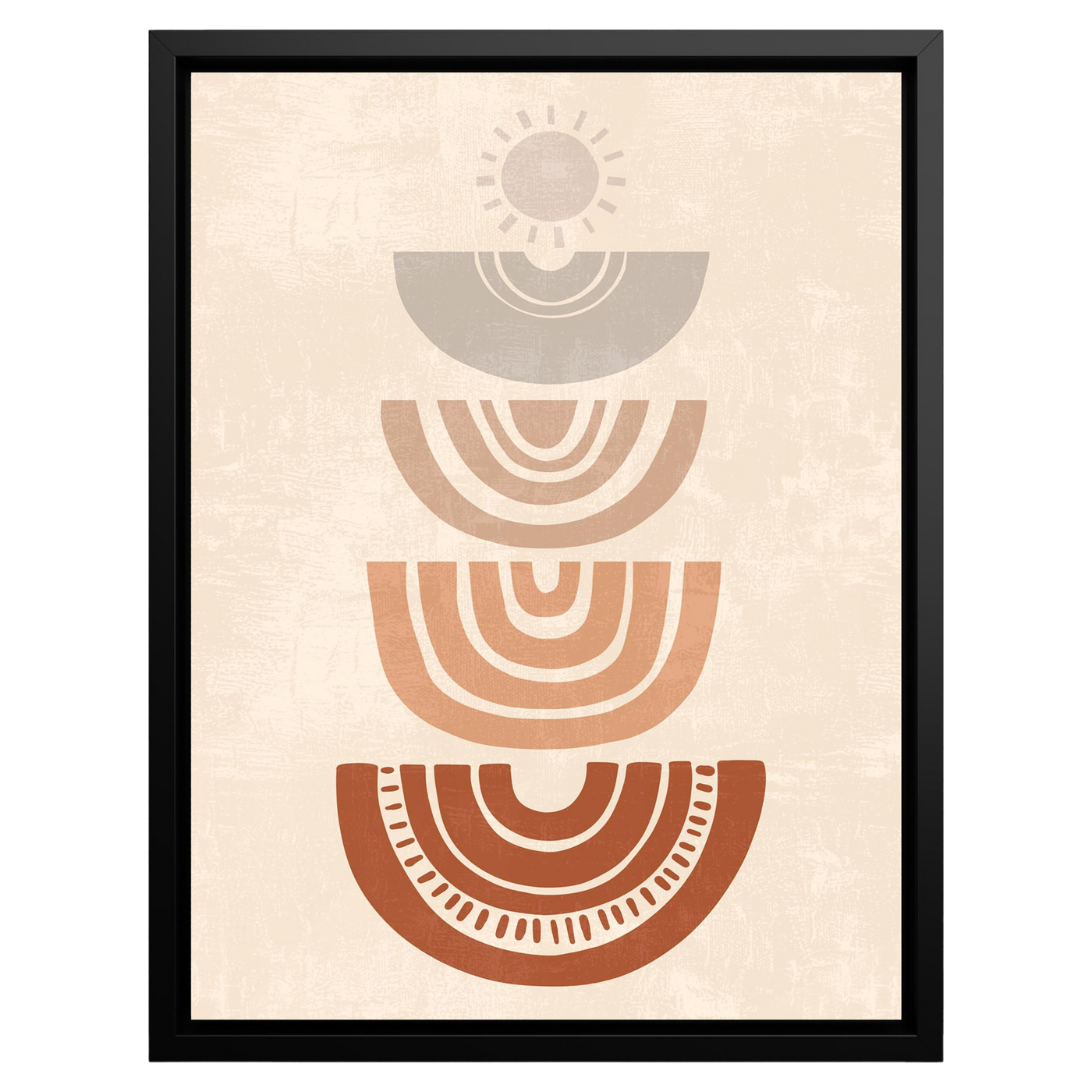 Ethereal Layers – Framed Canvas Wall Art