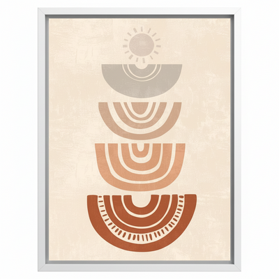 Ethereal Layers – Framed Canvas Wall Art