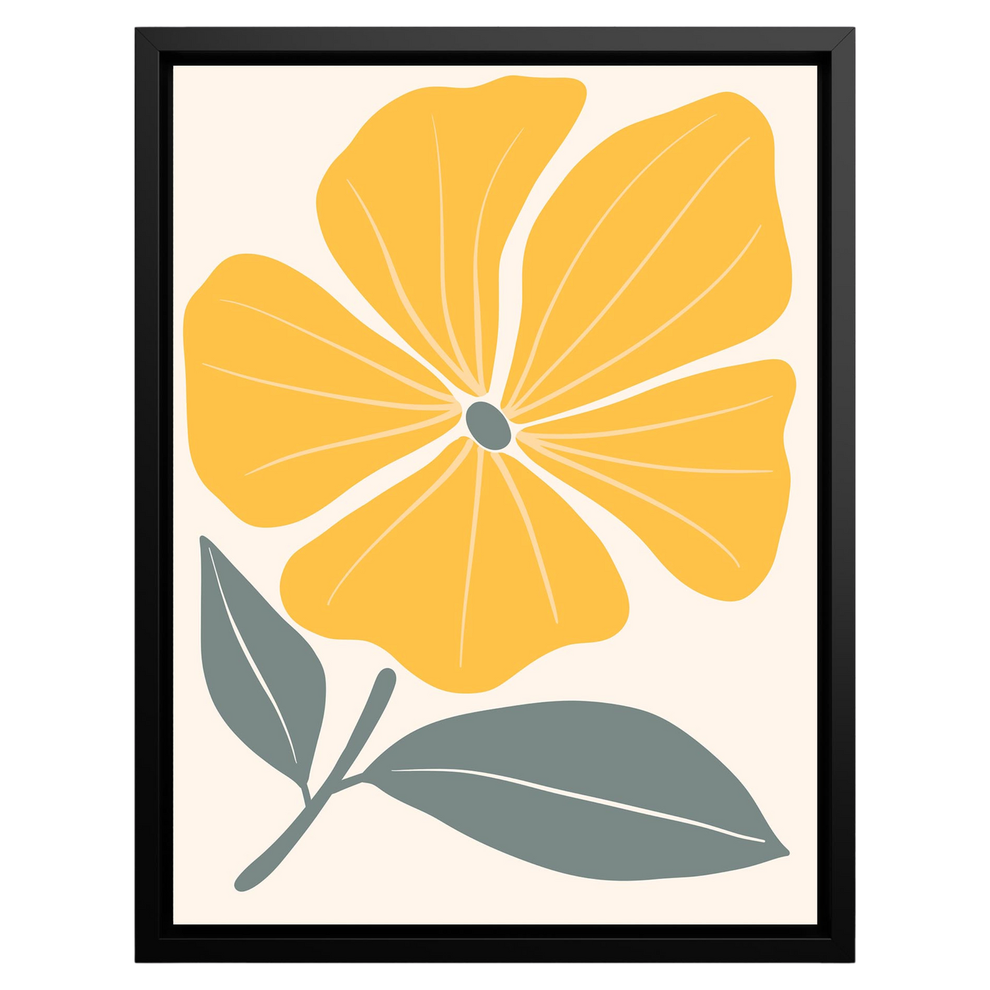 Bold Blossom – Digital Canvas Art Prints