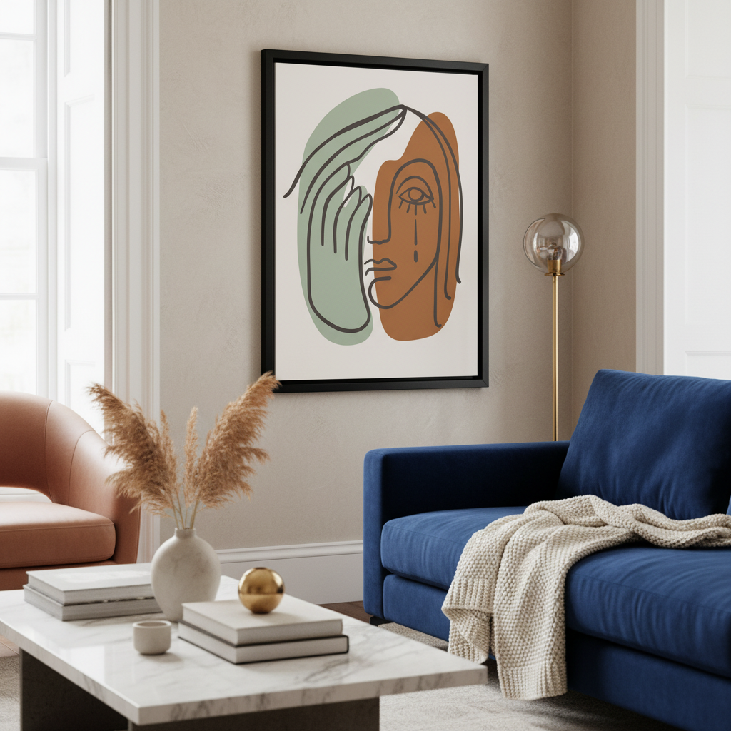 Emotional Expressions – Framed Canvas Wall Art