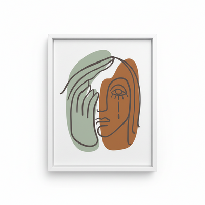 Emotional Expressions – Framed Canvas Wall Art