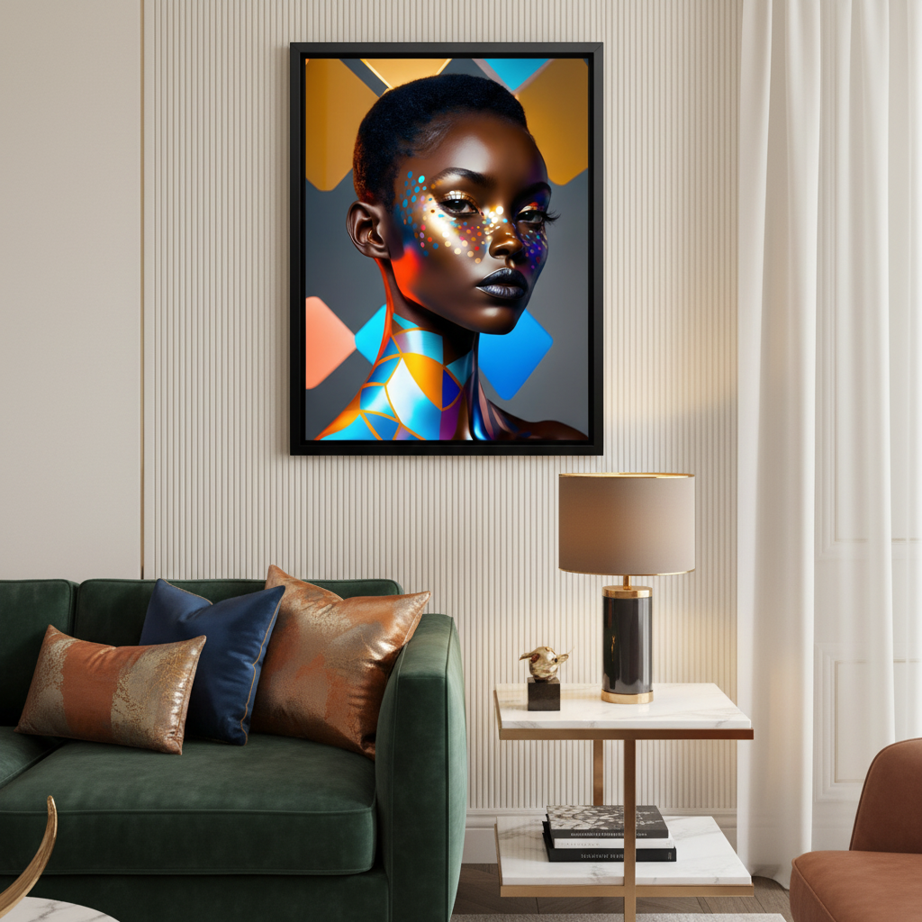 Chromatic Grace | Canvas Wall Art