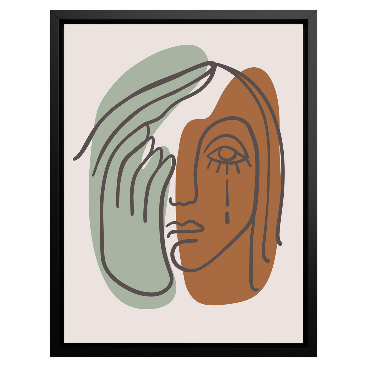 Emotional Expressions – Framed Canvas Wall Art