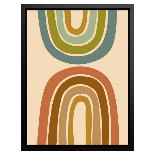 Arches of Color – Framed Canvas Wall Art