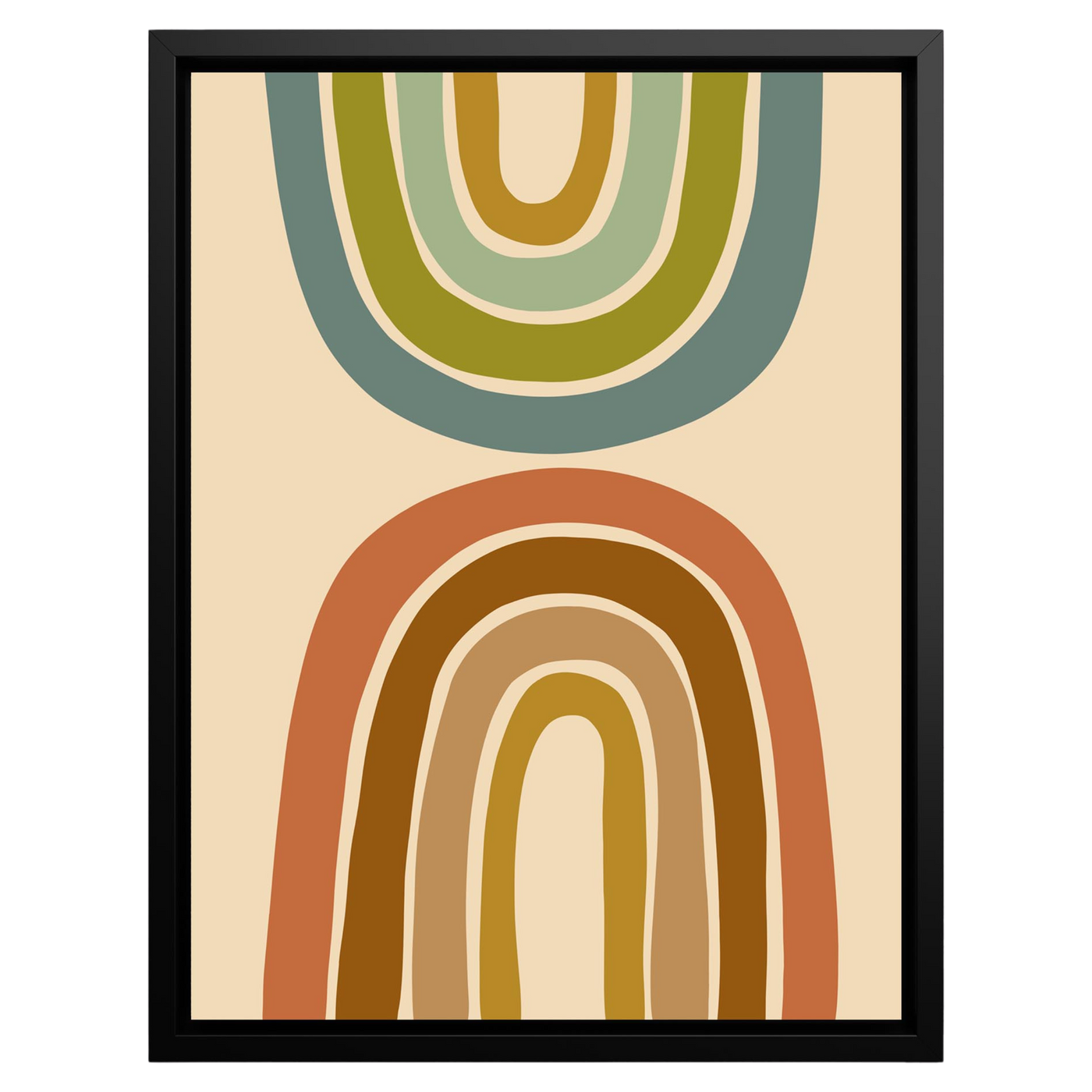 Arches of Color – Framed Canvas Wall Art