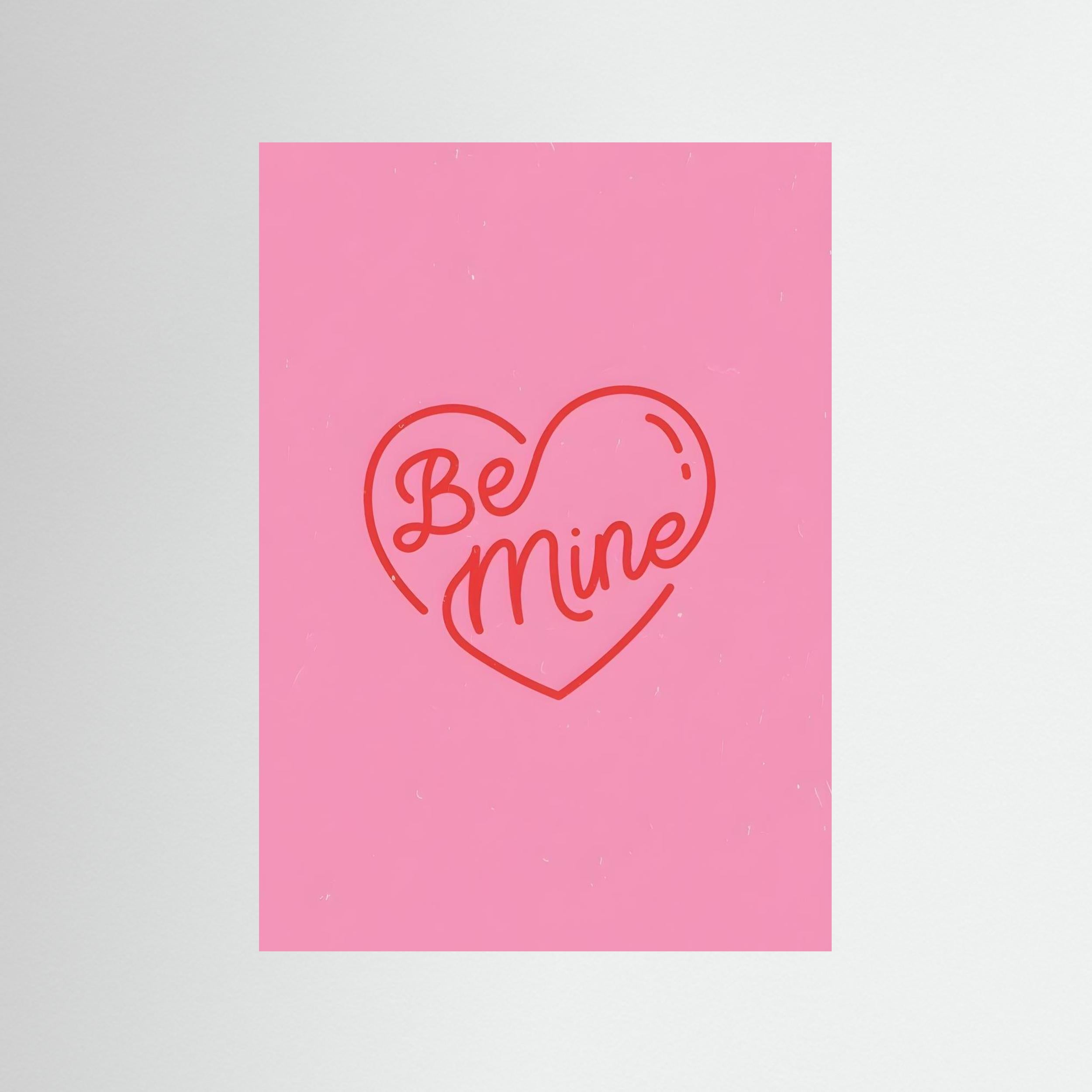 “Be Mine” Heart Script 