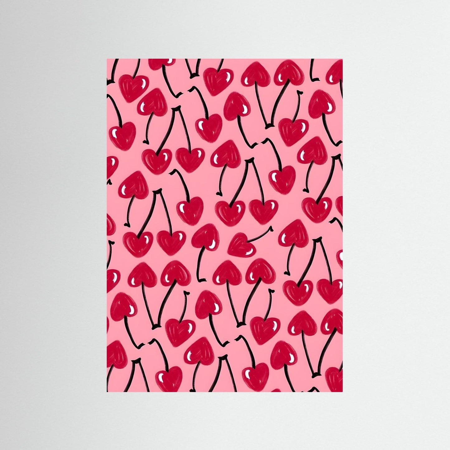 Heart Cherry Pattern