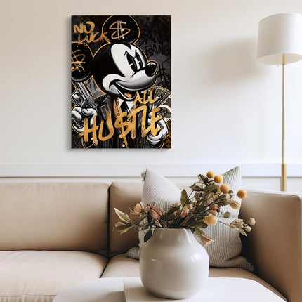 Street Wealth Mouse Canvas Print