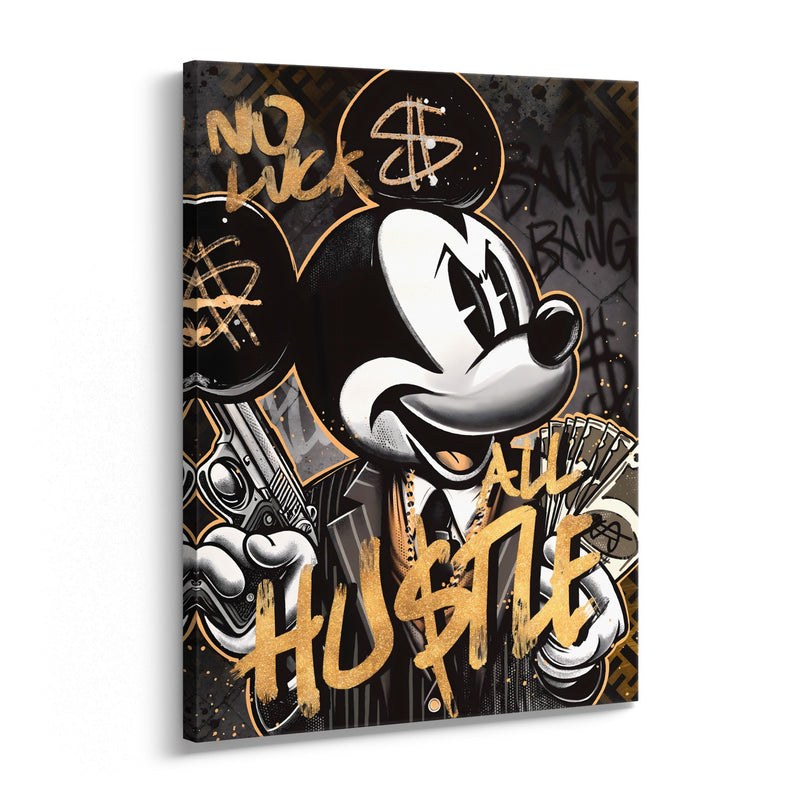 Street Wealth Mouse Canvas Print