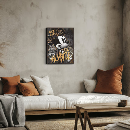 Street Wealth Mouse Canvas Print