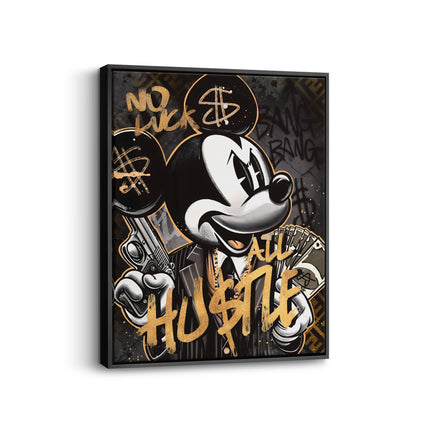 Street Wealth Mouse Canvas Print