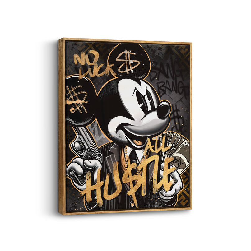 Street Wealth Mouse Canvas Print