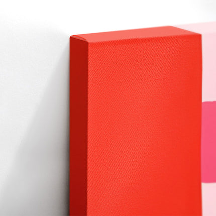 Bold Colour Block Geometry Abstract Canvas
