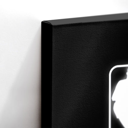 “Neon Kings” Black & White NBA 2K25 Canvas