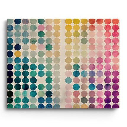 Watercolour Polka Dot Gradient Canvas