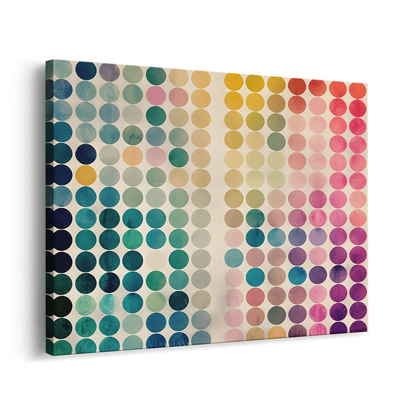 Watercolour Polka Dot Gradient Canvas