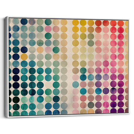 Watercolour Polka Dot Gradient Canvas