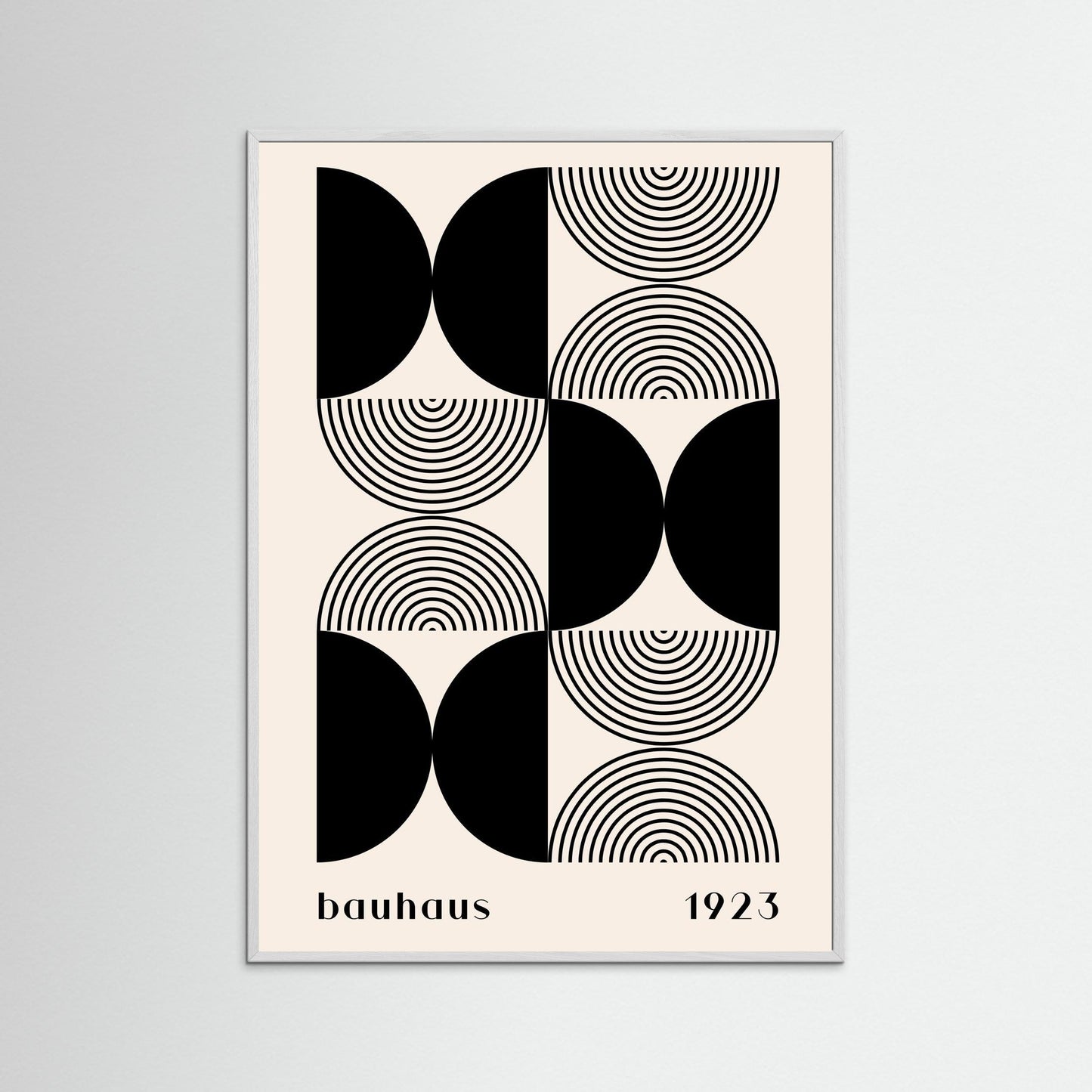 Bauhaus 1923 Black Geometry