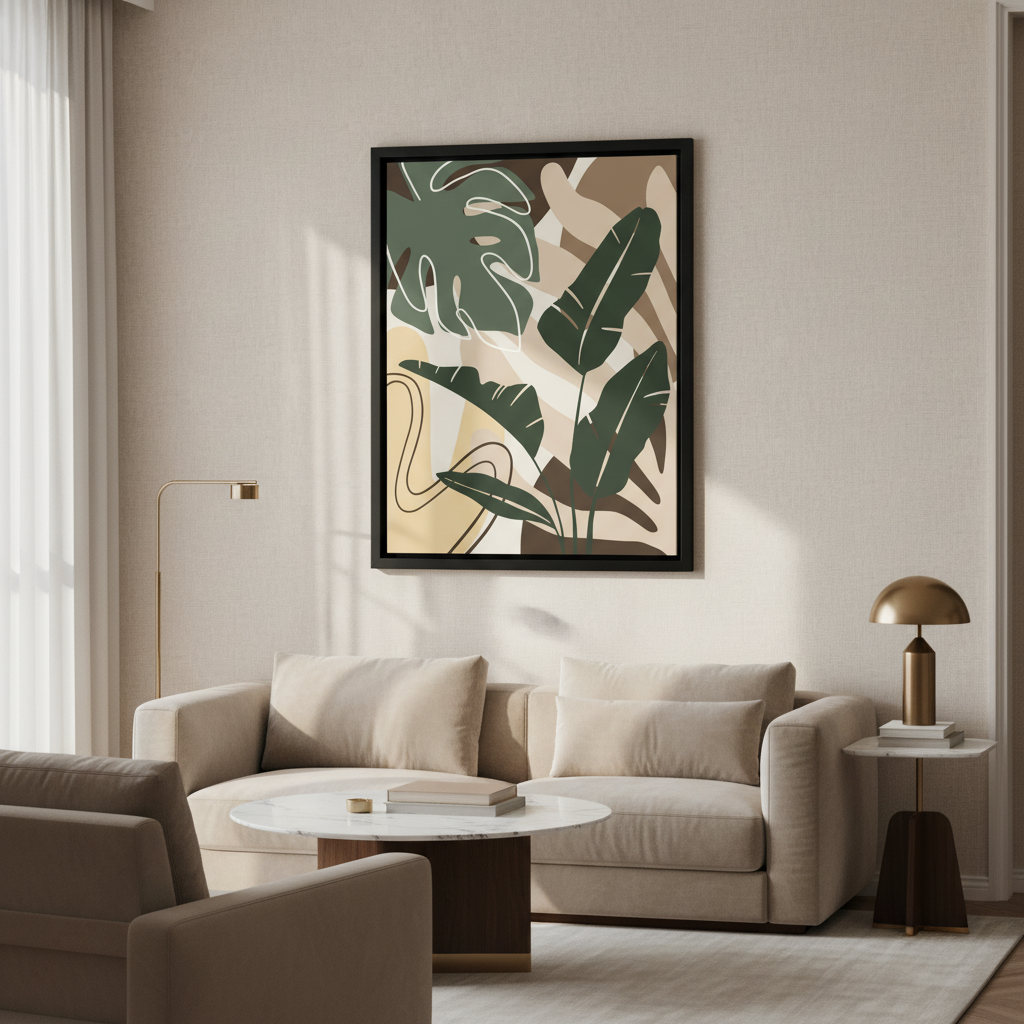 Tropical Touch – Framed Canvas Wall Art