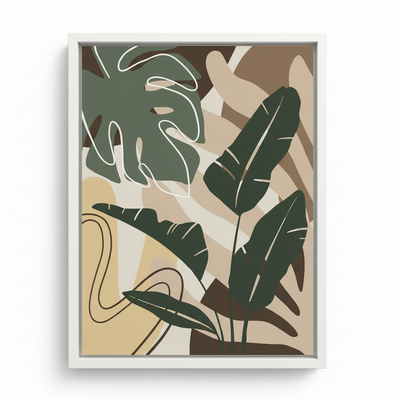 Tropical Touch – Framed Canvas Wall Art