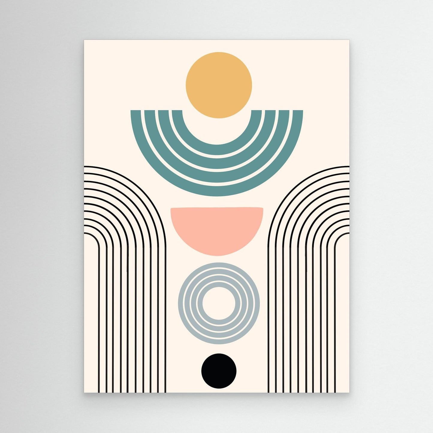 Geo Joy – Framed Canvas Wall Art