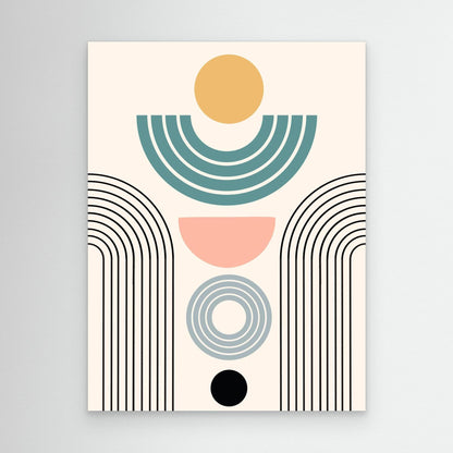 Geo Joy – Framed Canvas Wall Art