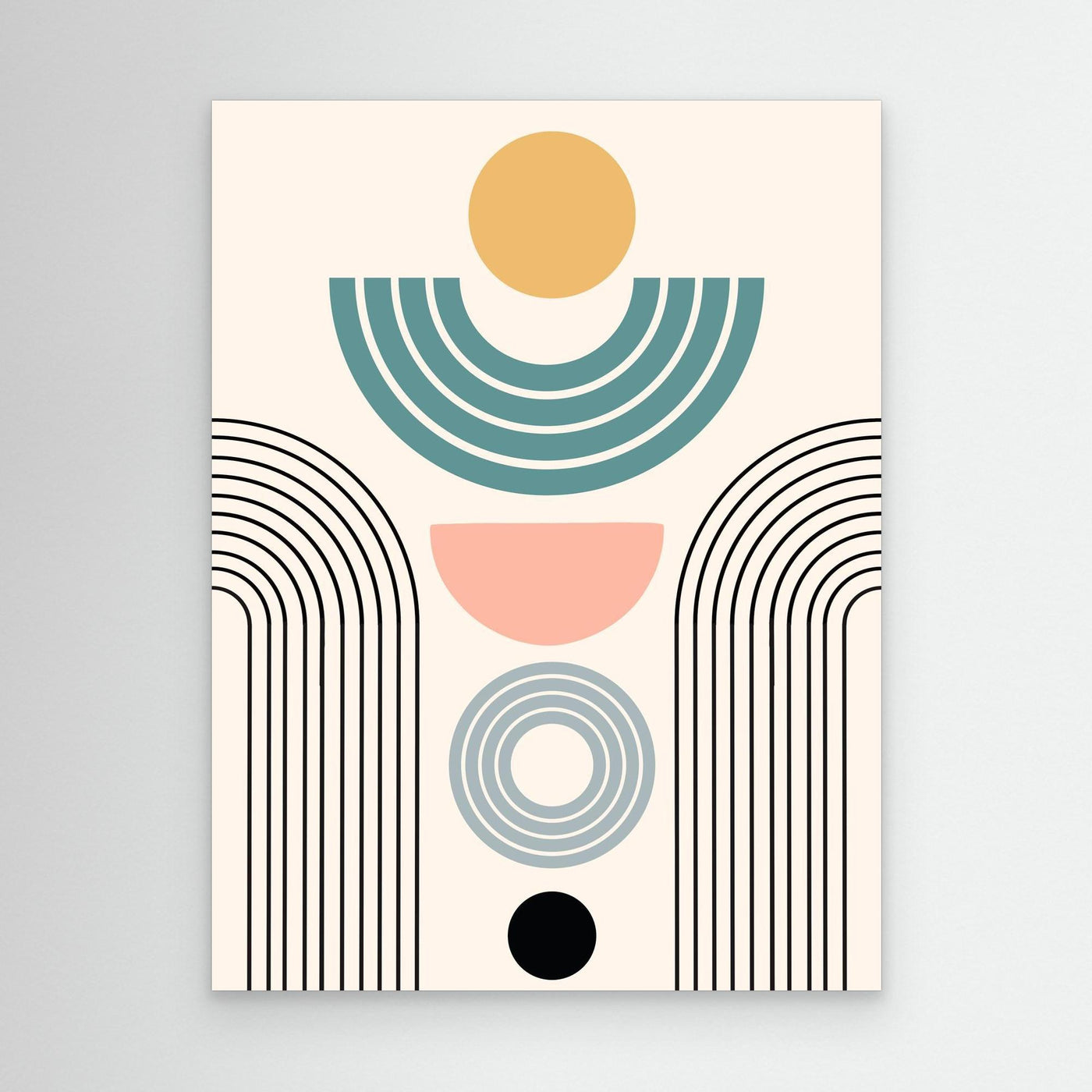 Geo Joy – Framed Canvas Wall Art