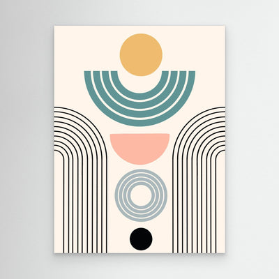 Geo Joy – Framed Canvas Wall Art