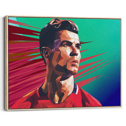 CR7 Velocity Geometric Athlete Portrait